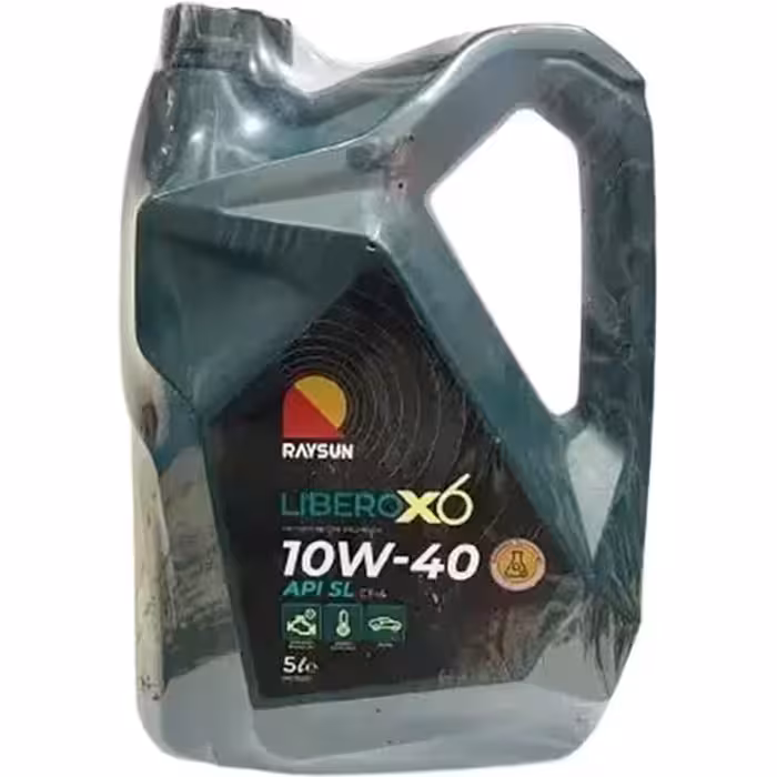 خرید روغن موتور ریسان 10w40 sl مدل liberox6 نیمه سینتتیک حجم پنج لیتر | اتوموبی