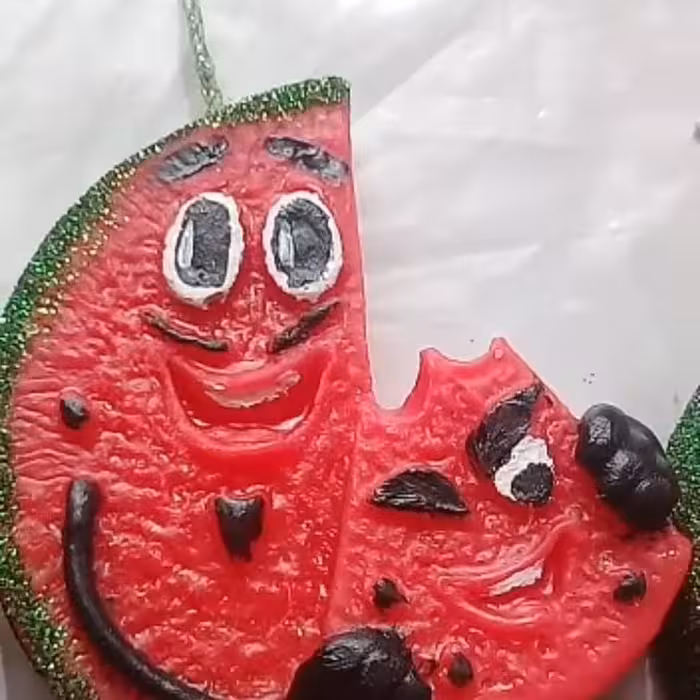 شمع طرح هندوانه