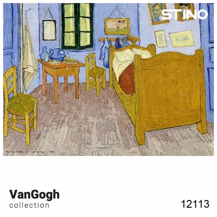 پازل شیشه ای استینو 500 تکه طرح ونگوگ (کد 12113)،(باجعبه)