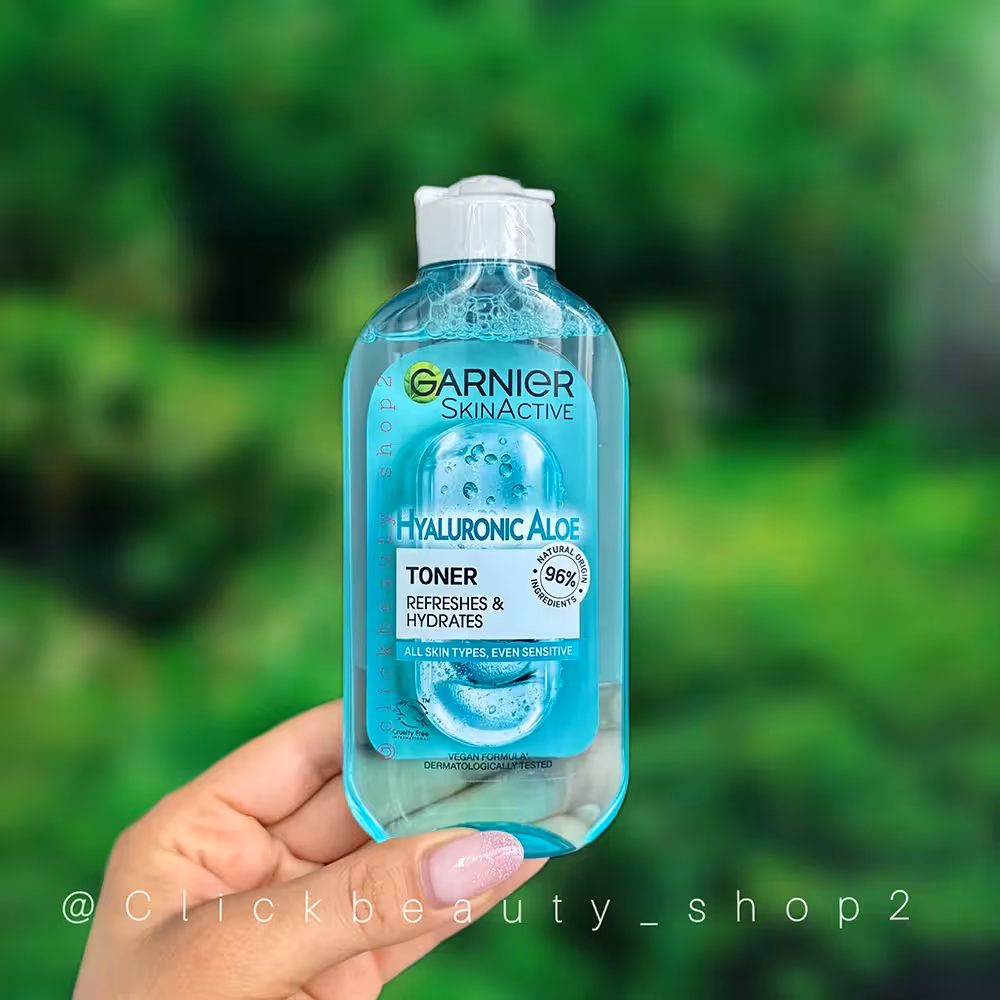 تونر هیالورونیک اسید و آلوئه ورا گارنیر 200 میل | GARNIER Toner Hyaluronic Acid & Aloe Vera