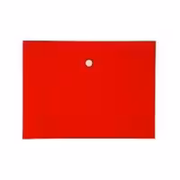 پوشه دکمه دار A5 قرمز کمل