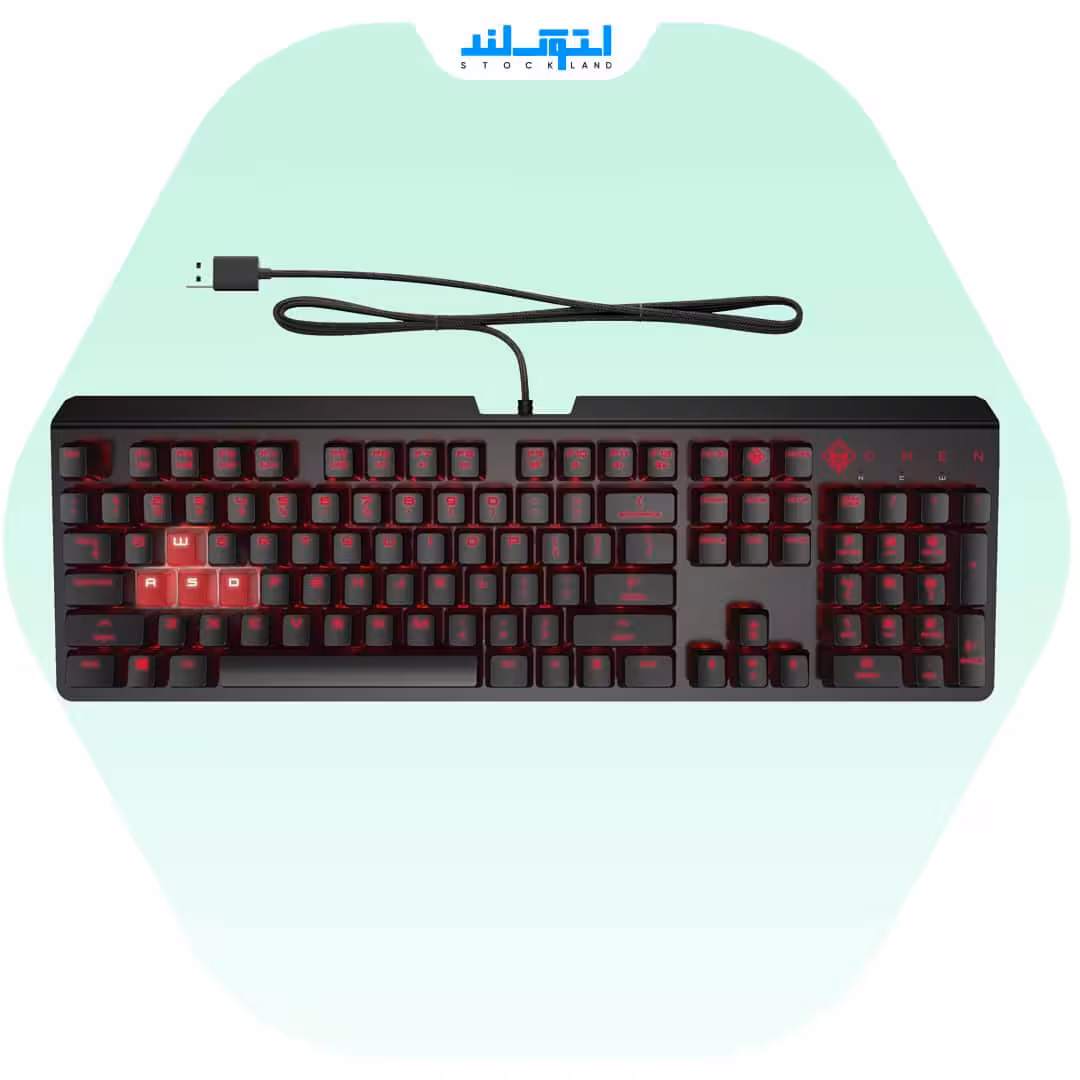 کیبورد آکبند با سیم گیمینگ HP مدل OMEN 1100 GAMING