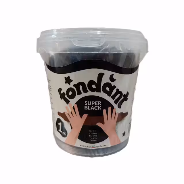 فوندانت مشکی ترخاص بزرگ