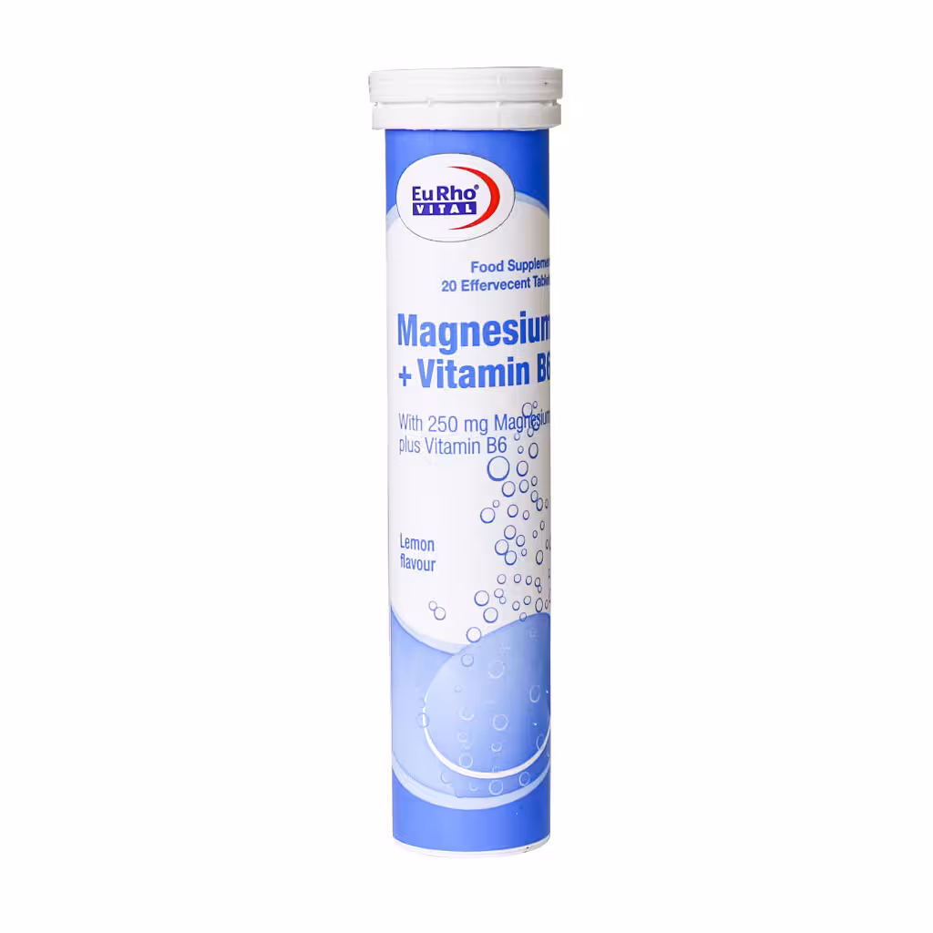 قرص جوشان منیزیوم پلاس و ویتامین B6 یوروویتال