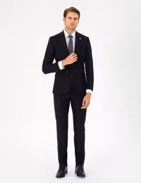 کت و شلوار مردانه سرمه ای پیرکاردین