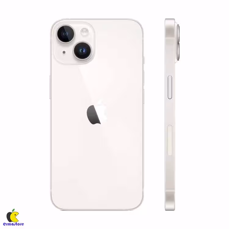 ایفون14 روشن سفید (iphone 14 (starlight
