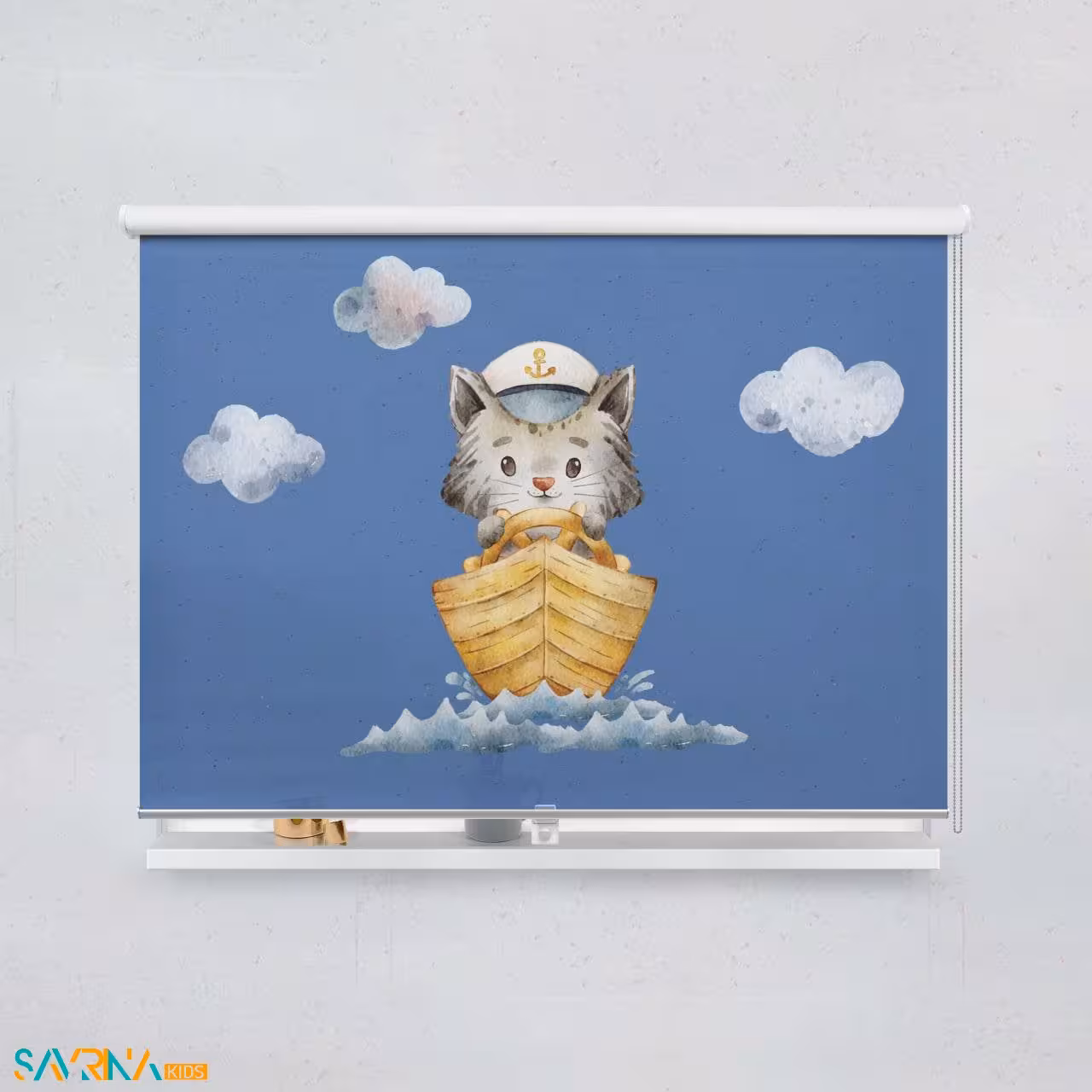 پرده شید بچگانه طرح تدی کاپیتان کد A2888