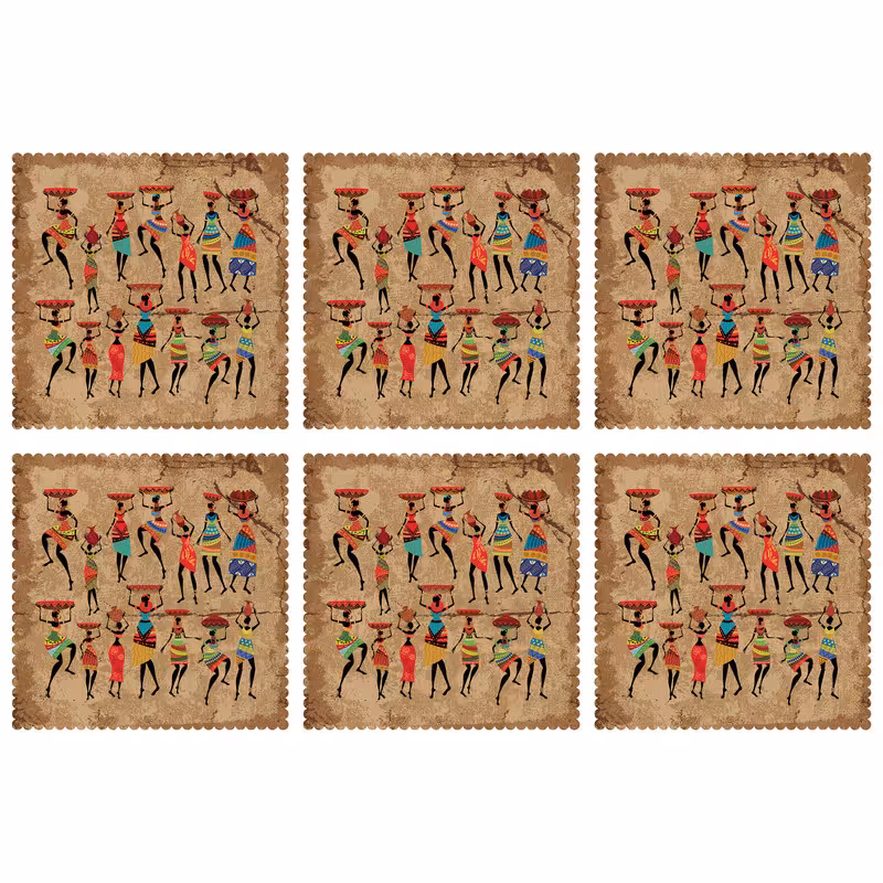 زیربشقابی مدل U1-42005 بسته 6 عددی | کالا مکس