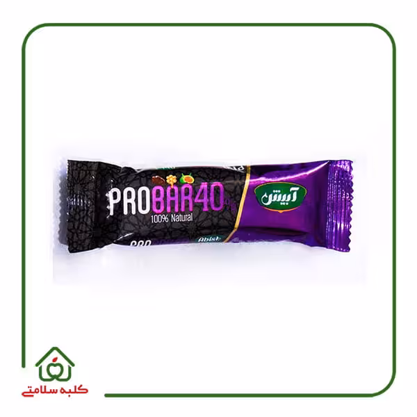 پروتئین بار 40 درصد آبیش