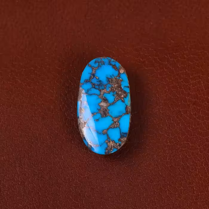 نگین فیروزه شجری کد 29540 - جواهری مشاهیر