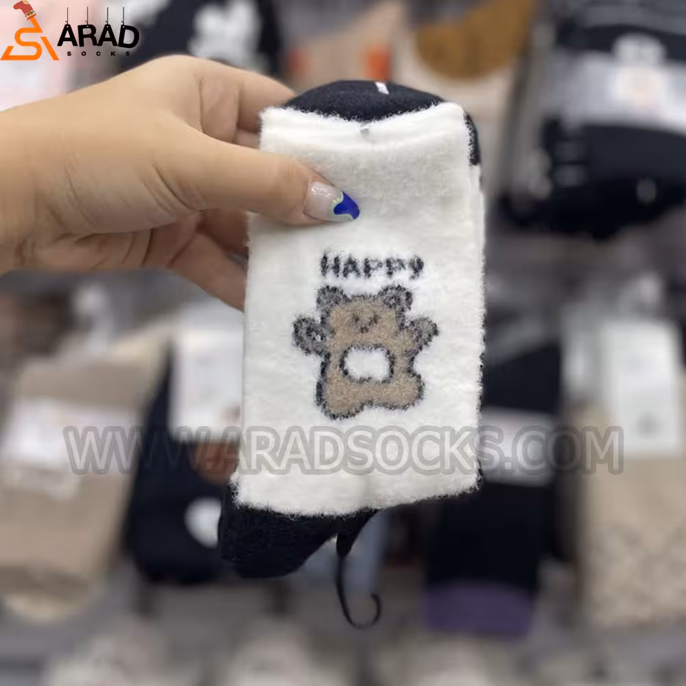 جوراب زمستانه موهر خرس هپی