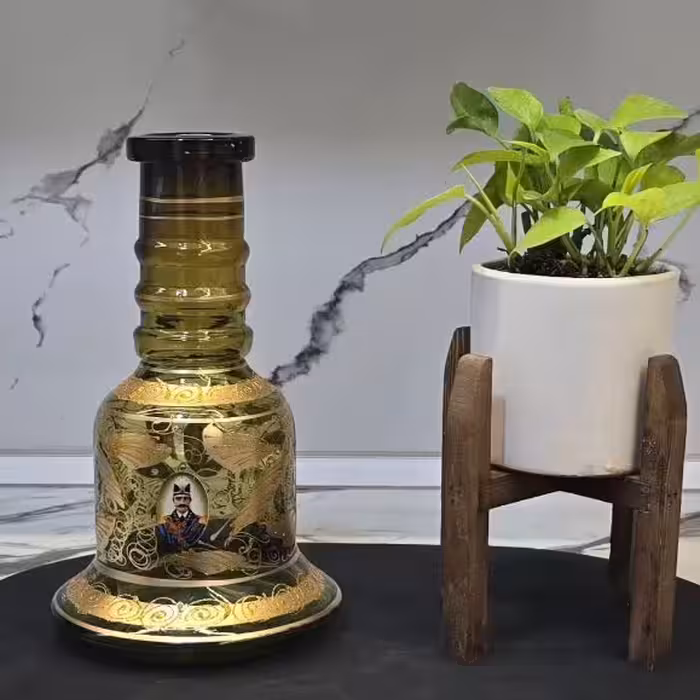 شیشه قلیان قلندری بزرگ سوپر مخصوص پرکار