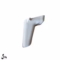 پایه مبل رنگ سفید مدل  آلفا بسته 1 عددی سایز 14 سانتی متر