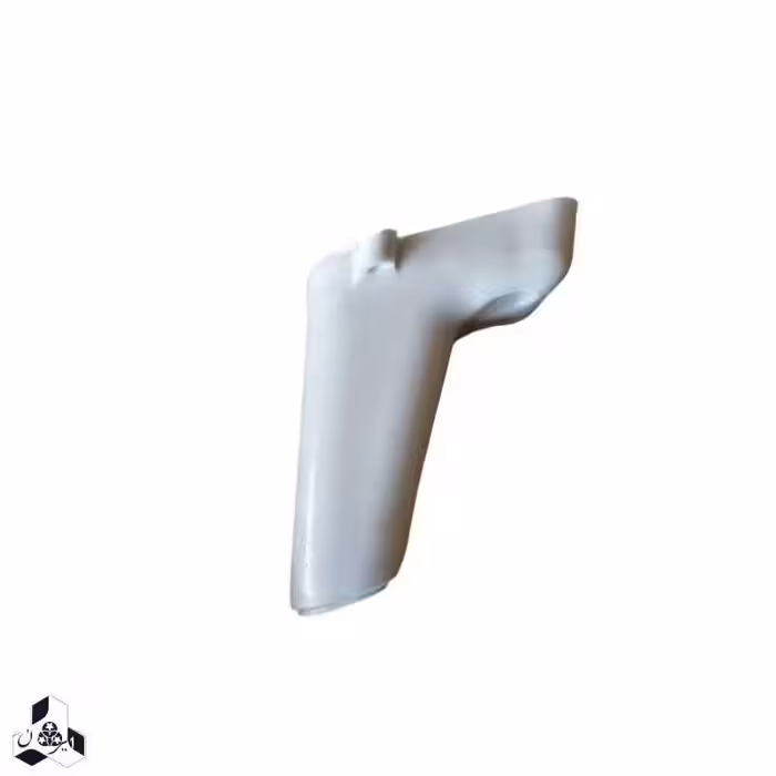 پایه مبل رنگ سفید مدل  آلفا بسته 1 عددی سایز 14 سانتی متر