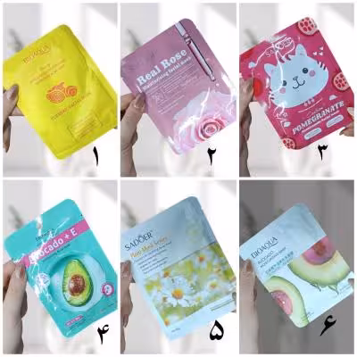 ماسک ورقه‌ای با تنوع بالا | انتخابی ایده‌آل برای شادابی و درخشندگی