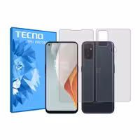 گلس صفحه نمایش و پشت گوشی وان پلاس Nord N100 مدل شفاف برند تکنو کد SS
