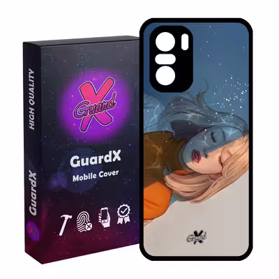 کاور گارد ایکس طرح Girl مدل Glass10013 مناسب برای گوشی موبایل شیائومی Poco F3/MI 11X/MI 11X Pro/Redmi K40/K40 Pro
