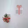 چراغ دیواری نئون دیزاین طرح Gift-Box_RD