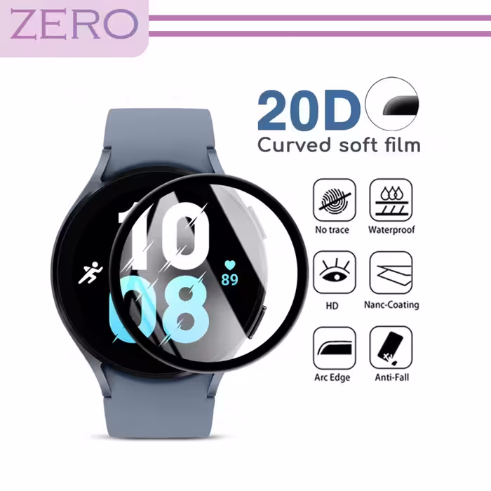 محافظ صفحه نمایش نانو زیرو مدل NZO مناسب برای ساعت هوشمند سامسونگ Galaxy Watch Active 2 40mm