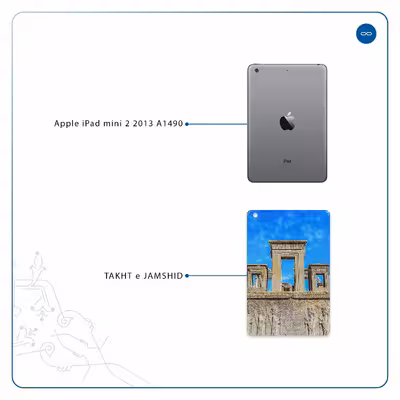 برچسب پوششی ماهوت مدل TAKHT-e-JAMSHID مناسب برای تبلت اپل iPad mini 2 2013 A1490
