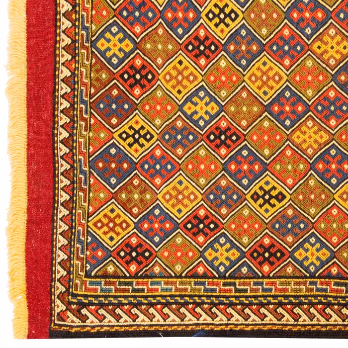 گلیم دستباف نیم متری سی پرشیا کد 156095