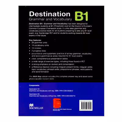 کتاب Destination Grammar And Vocabulary With Answer Key اثر Malcolm Mann And Steve Taylore-Knowles انتشارات الوندپویان سه جلدی