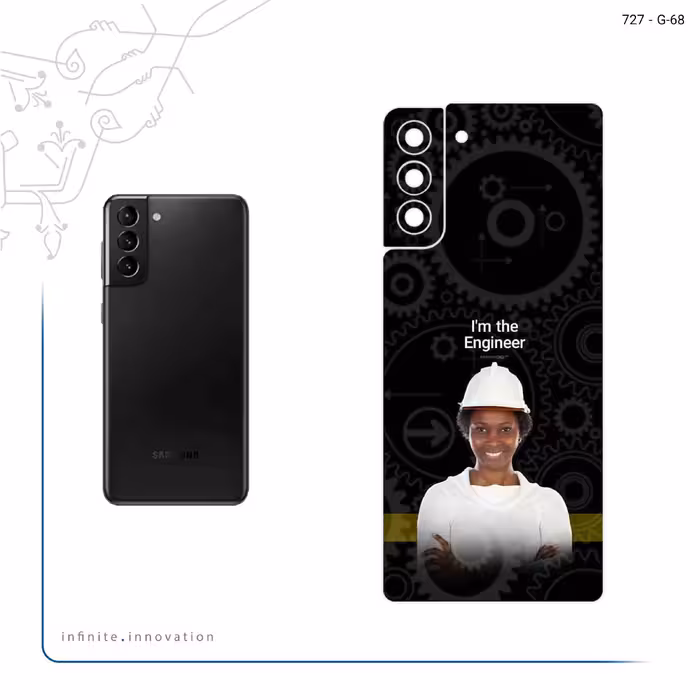 برچسب پوششی ماهوت مدل Engineer مناسب برای گوشی موبایل سامسونگ Galaxy S21 Plus 5G