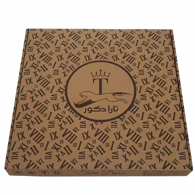 ساعت دیواری تارادکور طرح آینه ای مدل ژینا