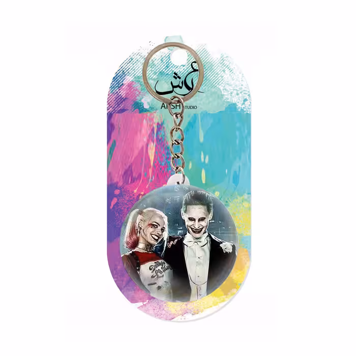 جاکلیدی عرش مدل جوکر و هارلی کوئین کد Asj485