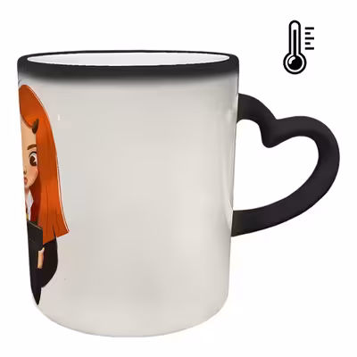 ماگ حرارتی مدل دسته قلبی طرح هری پاتر کد 70