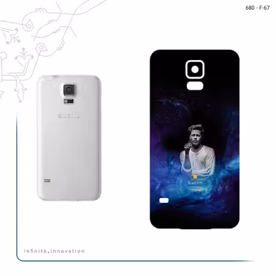 برچسب پوششی ماهوت مدل Brad Pitt مناسب برای گوشی موبایل سامسونگ Galaxy S5