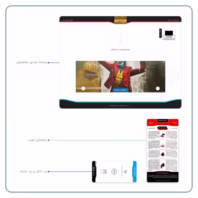 برچسب پوششی ماهوت مدل Joker مناسب برای تبلت سامسونگ Galaxy Tab S 10.5 2014 T805