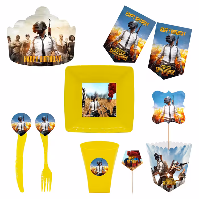  مجموعه 72 عددی تم تولد طرح پابجی