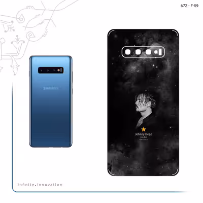برچسب پوششی ماهوت مدل Johnny Depp مناسب برای گوشی موبایل سامسونگ Galaxy S10 Plus