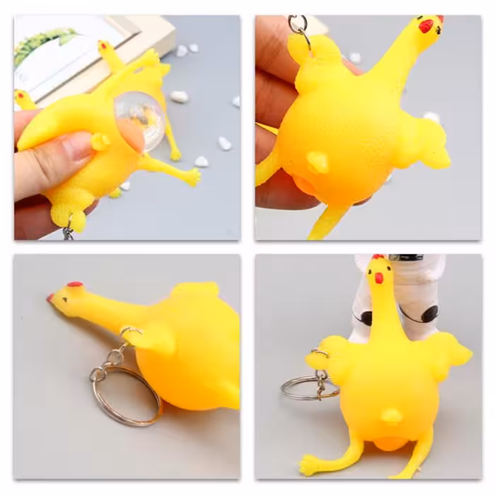 جاکلیدی دنیای سرگرمی های کمیاب مدل مرغهای تخم گذار مجموعه 2 عددی