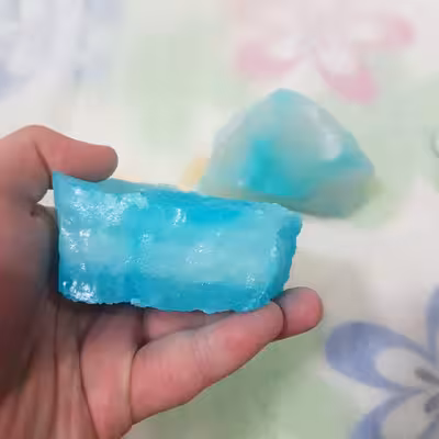 سنگ نمک دکوری مدل کریستالی طرح مرجان کد RZ14 بسته 2 عددی