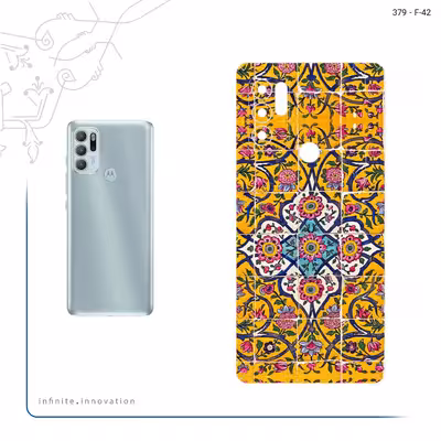 برچسب پوششی ماهوت مدل Iran Tile 10 مناسب برای گوشی موبایل موتورولا Moto G60S