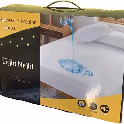 محافظ تشک لایت نایت مدل ضدآب دو نفره سایز 200x160 سانتی متر