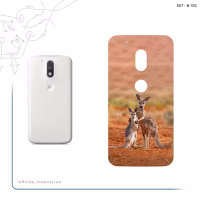برچسب پوششی ماهوت مدل Kangaroo مناسب برای گوشی موبایل موتورولا Moto G4 Play