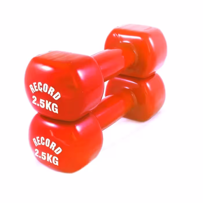 دمبل رکورد مدل vk2 وزن 2.5 کیلوگرم مجموعه 2 عددی