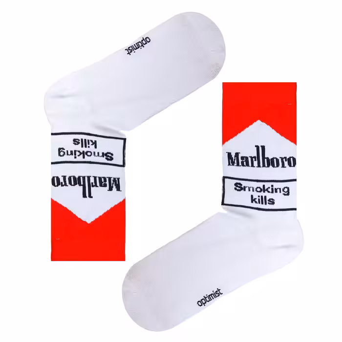 جوراب ساقدار آپتیمیست طرح سیگار مارلبرو