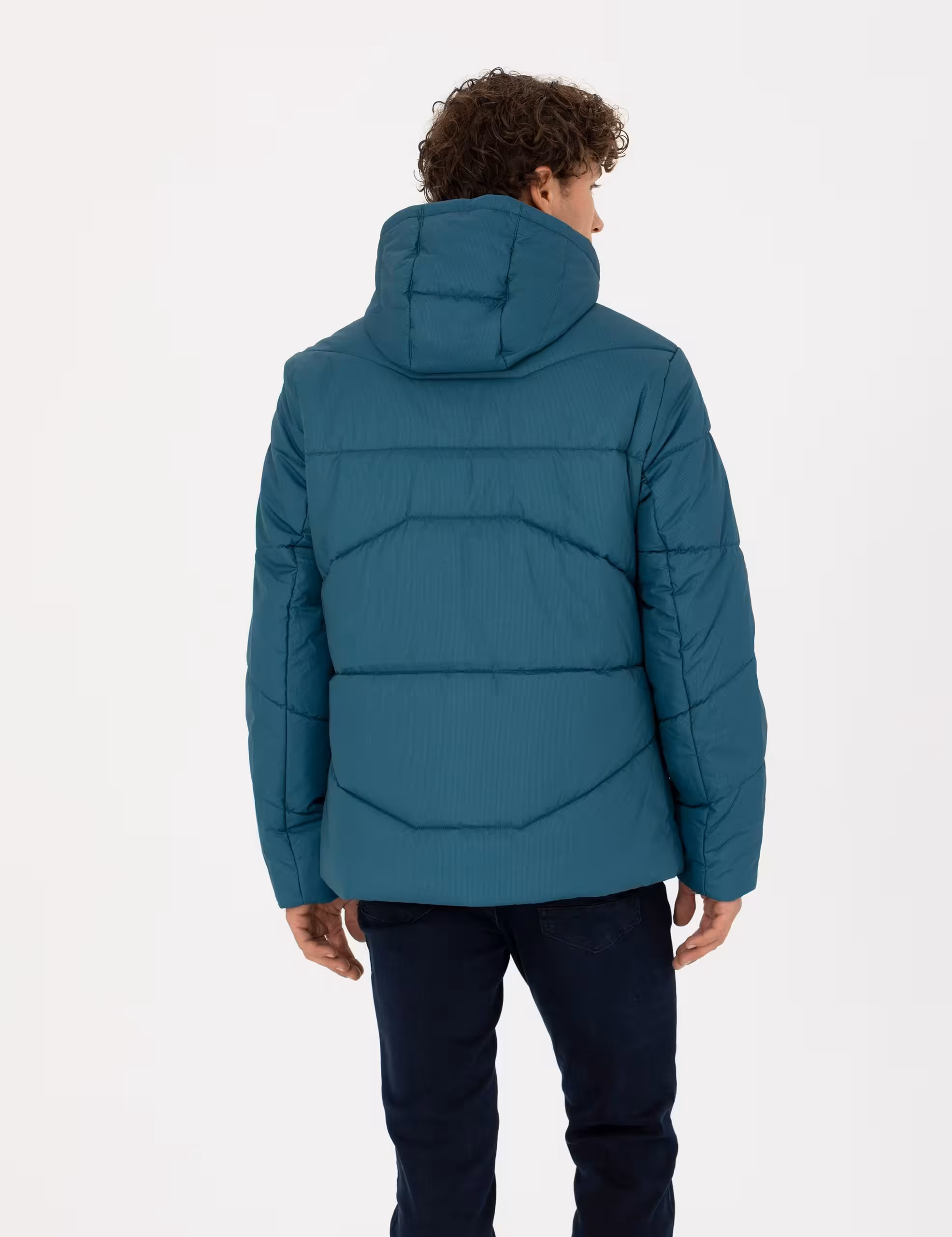 کاپشن مردانه آبی نفتی پیرکاردین