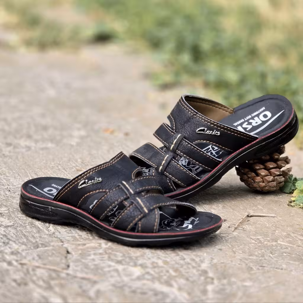 حراج فوق العاده دمپایی صندل بچگانه  پسرانه  با کیفیت عالی و خاص  رنگ مشکی  با ارسال رایگان