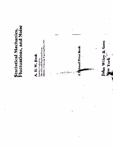 خرید و دانلود نسخه کامل کتاب Statistical mechanics,Fluctuations and noise