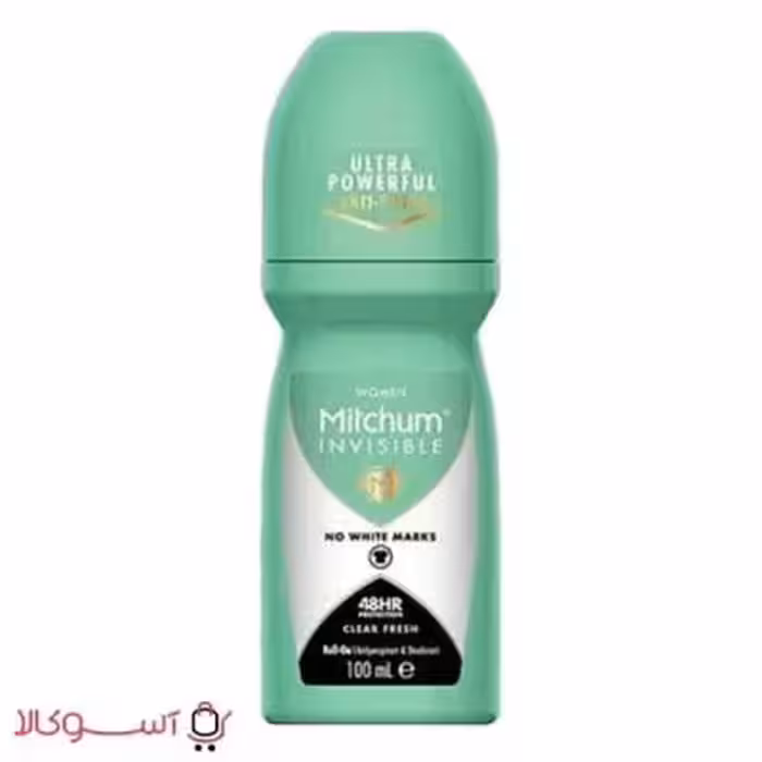 مام رول ضد تعریق زنانه میچام مدل clear fresh حجم 100 میل