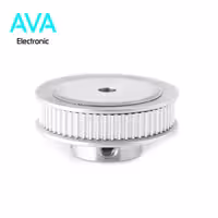 پولی 60 دندانه GT2-60 مخصوص پرینتر سه بعدی،شفت 6 میلیمتری