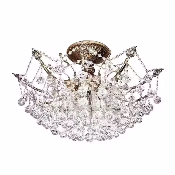 لوستر کریستالی چشمه نور 10 شعله مدل H6620/60