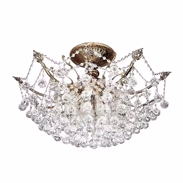 لوستر کریستالی چشمه نور 10 شعله مدل H6620/60