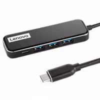 هاب 4 پورت تایپ سی لنوو Lenovo EC04 4 in 1 HUB ADAPTER 3USB 3.0 1PD