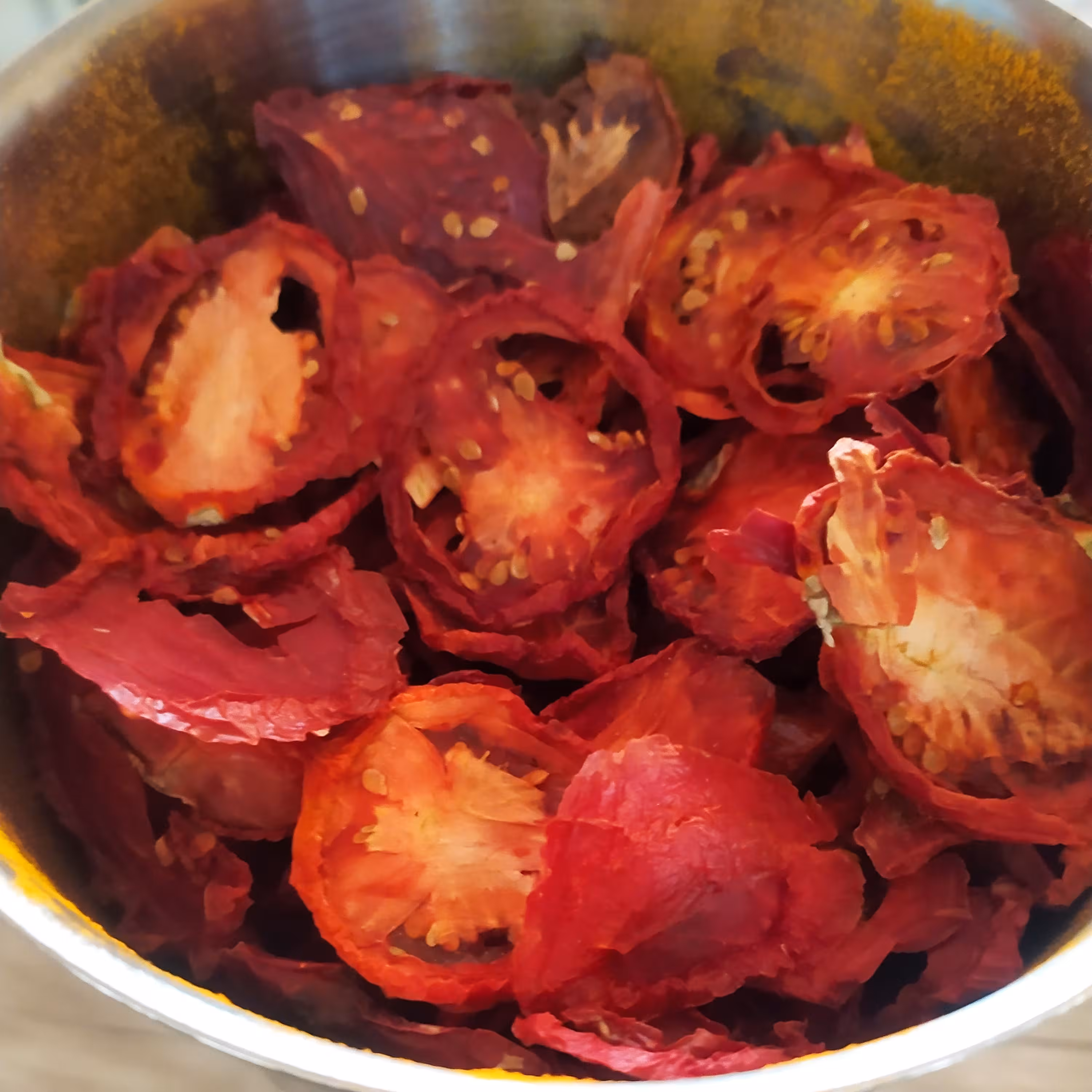 پودر گوجه خالص و خوشرنگ